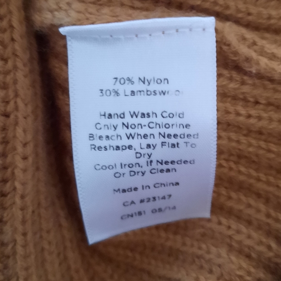 Talbots lambswool color block sweater sz medium *M6 - Picture 2 of 5